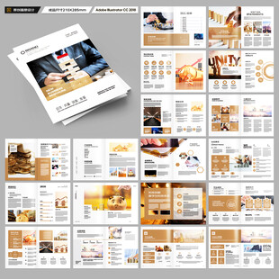 金融宣傳畫冊(cè)