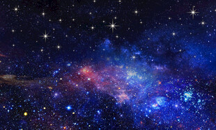 藍(lán)色星空圖