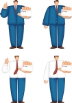 卡通商务人物