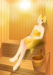 桑拿浴美女