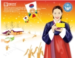 传统韩国美女
