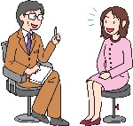人物交谈插画