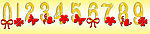 带花的艺术数字
