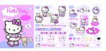 hello kitty矢量图