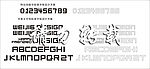 字母数字字体