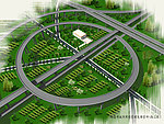 三环道路后期效果图