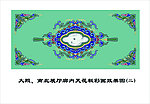 廊内天花板彩绘效果图