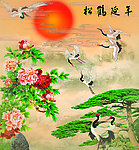 松鹤图