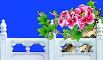 艺术玻璃围栏 隔断