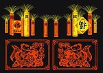 春节酒店前门装饰效果图