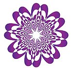 紫色渐变花纹