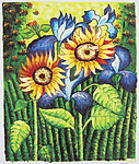 扫描花卉油画3（54厘米X64厘米）图片