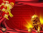 喜庆华夏PSD背景素材（五）