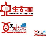 中央生活城艺术字设计