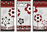 无框画 装饰画 (抽象花卉)
