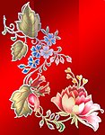精美图案花纹花卉花