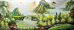 无框画 风景 装饰画 高清