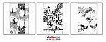 无框画 君王图 黑白画 艺术画