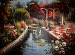 油画 风光油画 花卉油画