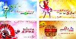 服装卖场四季宣传pop 2