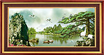 山水画 山水风景