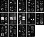 经典移门刻绘图