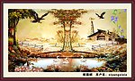 山水风景画 山水画 风景画 山水 油画