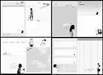 韩国唯美非主流女孩子本本内页