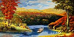 油画风景