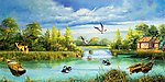 油画风景