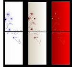 冰箱面板花纹设计