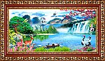 山水画 风景画 山水风景
