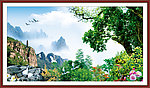 山水画 自然风景画 风景画