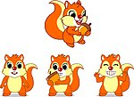 Q版可爱小松鼠