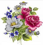 手绘花（通道分层）