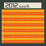 2012龙年日历