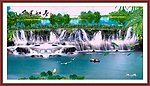 高山流水 瀑布风光