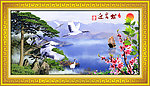 一帆风顺图（无画框）
