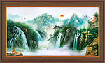 油画 山水油画