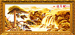 国画 迎客松