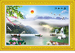 山水风景 无框