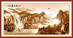国画山水 江山如画