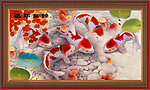 油画 莲年有余