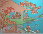 二十四孝浮雕效果图