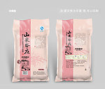 山泉谷庄大米包装袋(平面图)