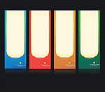 易拉宝 展板 模版