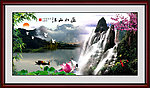 山水画 风景如画 高山流水