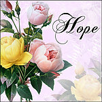 欧美情人花精品无框画