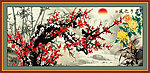 国画 梅花