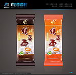 鸡蛋面包装 （平面图）